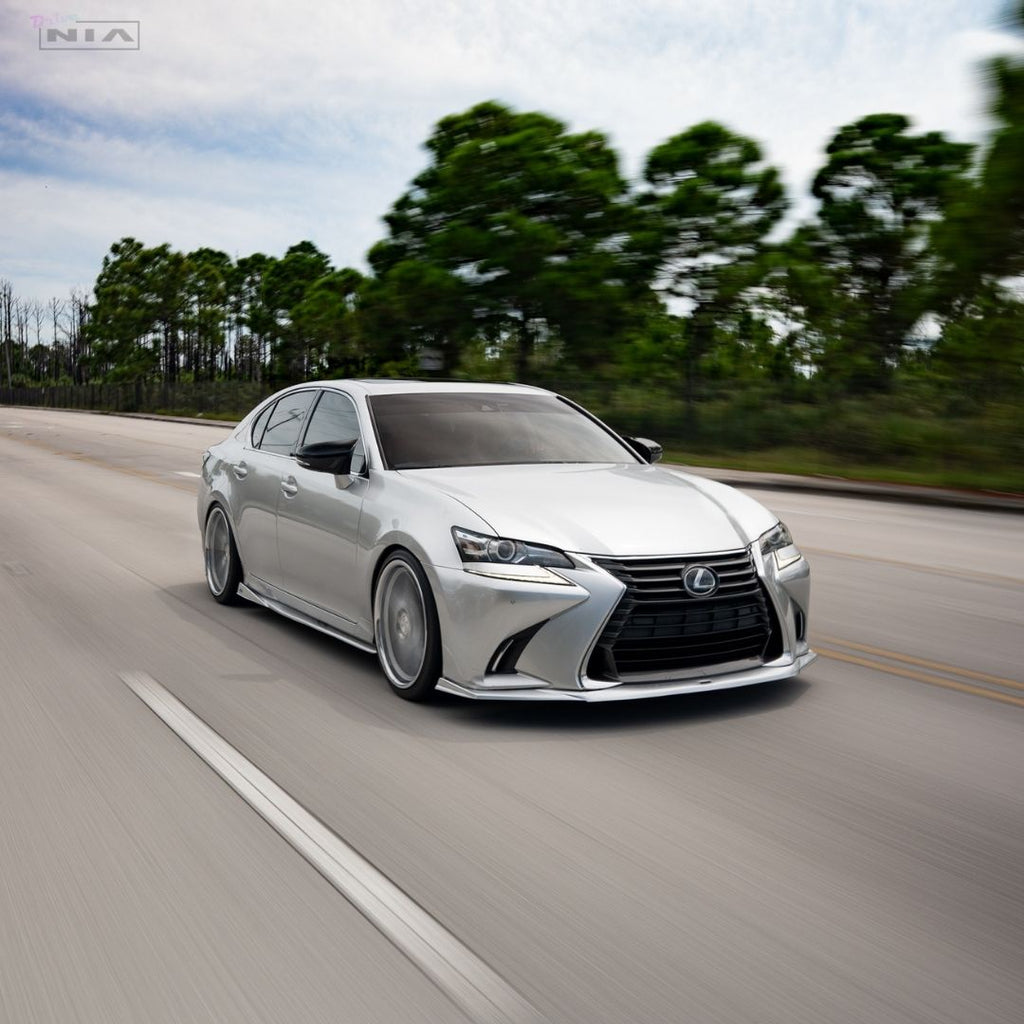 Lexus GS Base Model, F-Sport NIA Side Skirts Lip bodykit  2012-2020 in ABS