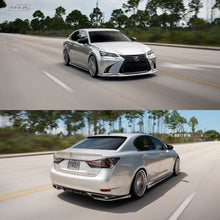 Load image into Gallery viewer, Lexus GS Base Model, F-Sport NIA Full lip Body Kit 5pcs (Front Splitter, Side Skirt Rockers, Rear apron spats) 2016-2020 in ABS