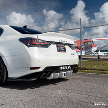 Load image into Gallery viewer, Lexus GS-F  NIA Rear Diffuser Bumper Extension 2016-2020 in ABS or Carbon Fiber