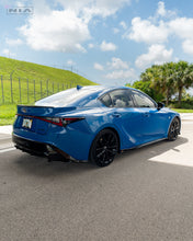 Load image into Gallery viewer, Lexus IS F-Sport NIA full splitter lip bodykit 5pcs (front lip, side skirts, rear apron spats) 2021-2025 in ABS or Carbon Fiber