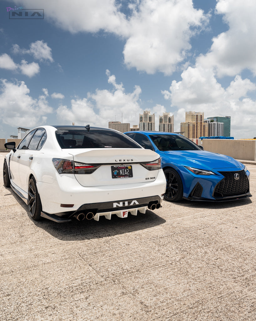 Lexus GS Base Model, F-Sport, GS-F NIA ducktail Spoiler V2 2012-2020 in ABS