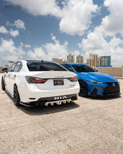 Load image into Gallery viewer, Lexus GS-F  NIA Rear Diffuser Bumper Extension 2016-2020 in ABS or Carbon Fiber