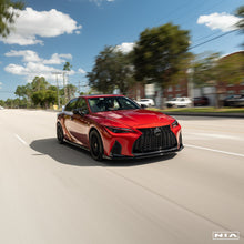 Load image into Gallery viewer, Lexus IS 500 NIA  Full lip Body Kit 6pcs (Front Splitter, Side Skirt Rockers, Rear apron spats, Diffuser Bumper Extension) 2022-2025 in ABS or Carbon Fiber