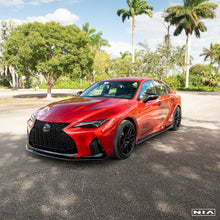 Load image into Gallery viewer, Lexus IS 500 NIA full splitter lip bodykit 5pcs (front lip, side skirts, rear apron spats) 2022-2025  in ABS or Carbon Fiber