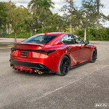 Load image into Gallery viewer, Lexus IS 500 NIA  Full lip Body Kit 6pcs (Front Splitter, Side Skirt Rockers, Rear apron spats, Diffuser Bumper Extension) 2022-2025 in ABS or Carbon Fiber