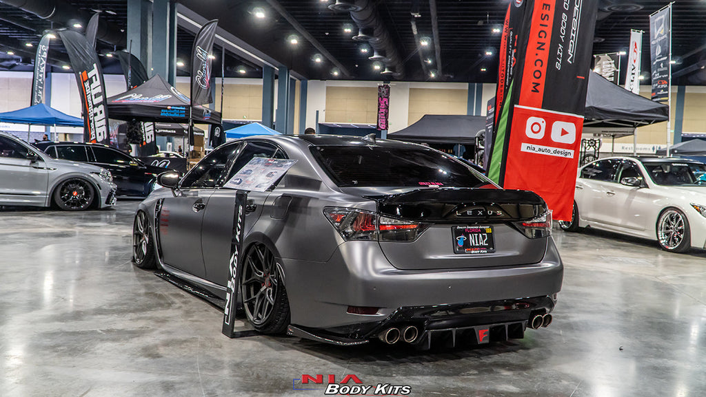 Lexus GS Base Model, F-Sport, GS-F NIA ducktail Spoiler V2 2012-2020 in ABS