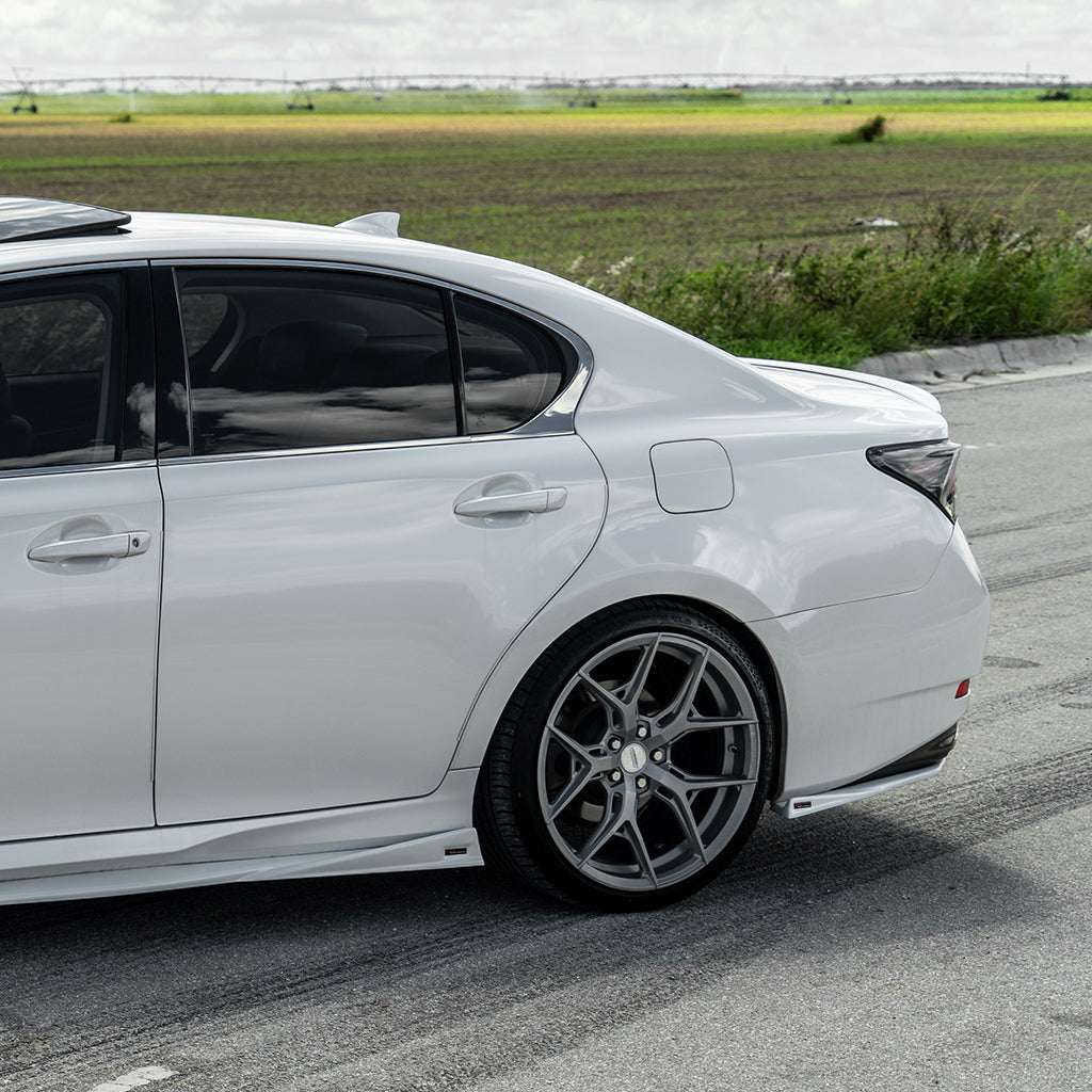 Lexus GS Base Model, F-Sport NIA rear lip spats bodykit 2012-2020 in ABS