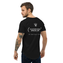 Load image into Gallery viewer, Men's Curved Hem T-Shirt Large special ops logo ( dark base colors)