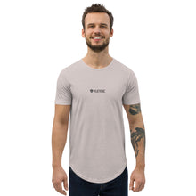 Load image into Gallery viewer, Men's Curved Hem T-Shirt White logo (Valvetronic)