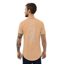 Load image into Gallery viewer, Men's Curved Hem T-Shirt White logo (Valvetronic)