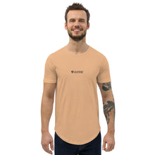 Load image into Gallery viewer, Men's Curved Hem T-Shirt White logo (Valvetronic)