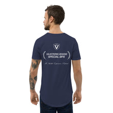 Load image into Gallery viewer, Men's Curved Hem T-Shirt Large special ops logo ( dark base colors)
