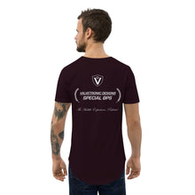 Load image into Gallery viewer, Men's Curved Hem T-Shirt Large special ops logo ( dark base colors)