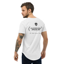 Load image into Gallery viewer, Men's Curved Hem T-Shirt Large special ops logo ( light base colors)