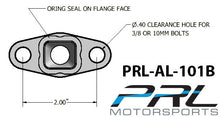 Load image into Gallery viewer, PRL Motorsports T3/T4 Turbo -10AN Ported Oil Drain Flange Standard