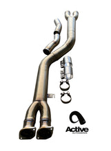Load image into Gallery viewer, Active Autowerke X3M / X4M Signature single mid-pipe with $90 fixed price shipping in lower 48 states