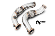 Load image into Gallery viewer, Full View of BMW X5M X6M downpipes