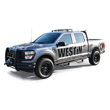 Load image into Gallery viewer, Westin 15-22 Ford F-150 SuperCrew / 17-22 F-250/350 Crew Cab Outlaw Nerf Step Bars - Textured Black