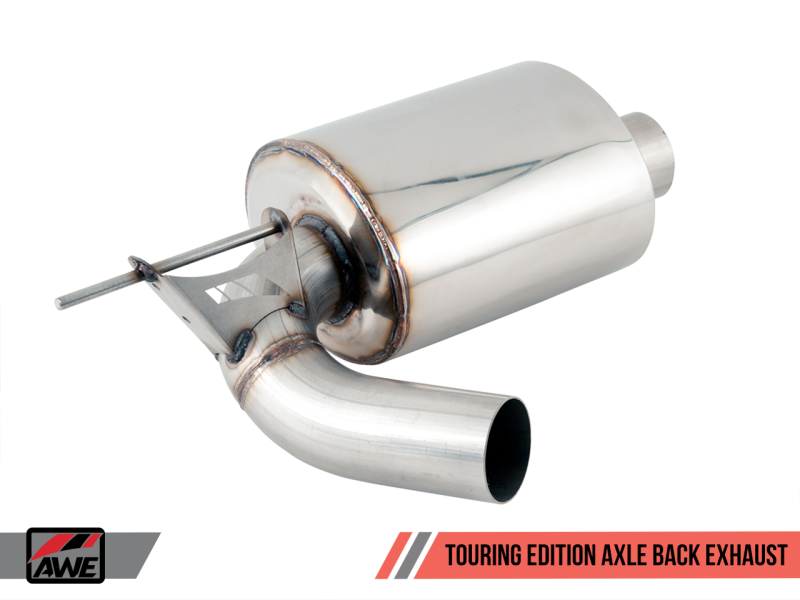 AWE Tuning BMW F3X 340i Touring Edition Axle-Back Exhaust - Diamond Black Tips (90mm)