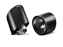 Load image into Gallery viewer, Akrapovic 09-20 Nissan 370Z Tail Pipe Set (Carbon)