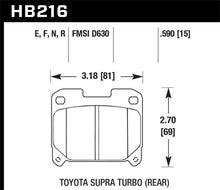 Load image into Gallery viewer, Hawk 93-98 Toyota Supra TT HPS 5.0 Street Rear Brake Pads