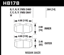 Load image into Gallery viewer, Hawk 06-07 WRX / 89-96 Nissan 300ZX / 89-93 Skyline GT-R Performance Ceramic Front Pads