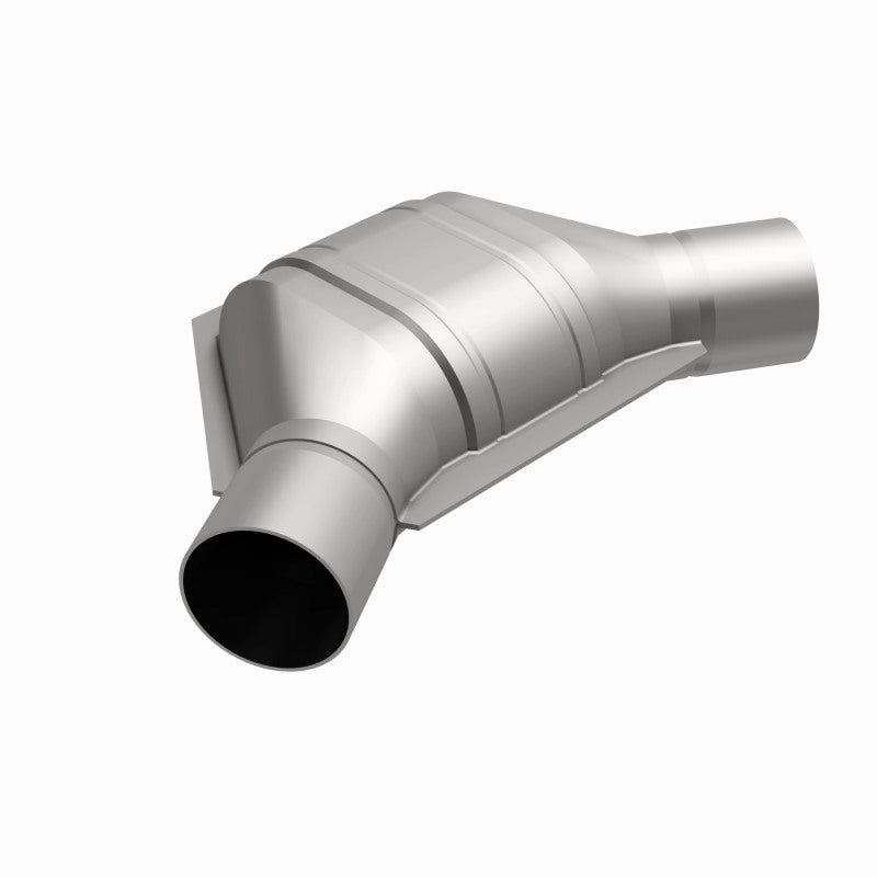 MagnaFlow Universal Catalytic Converter 2.00in Angled In/Out Frnt CA