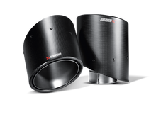 Load image into Gallery viewer, Akrapovic 09-20 Nissan 370Z Tail Pipe Set (Carbon)
