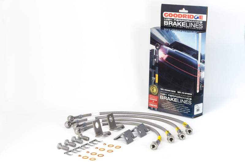 Goodridge 06-13 Chevrolet Corvette Z06/ZR1/Grand Sport Stainless Steel Brake Lines Kit