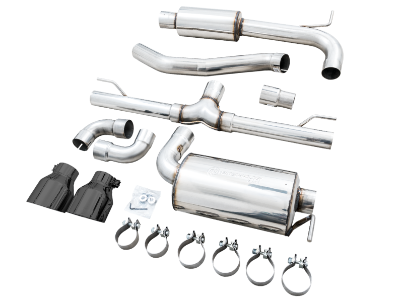 AWE Tuning 2022 VW GTI MK8 Touring Edition Exhaust - Diamond Black Tips