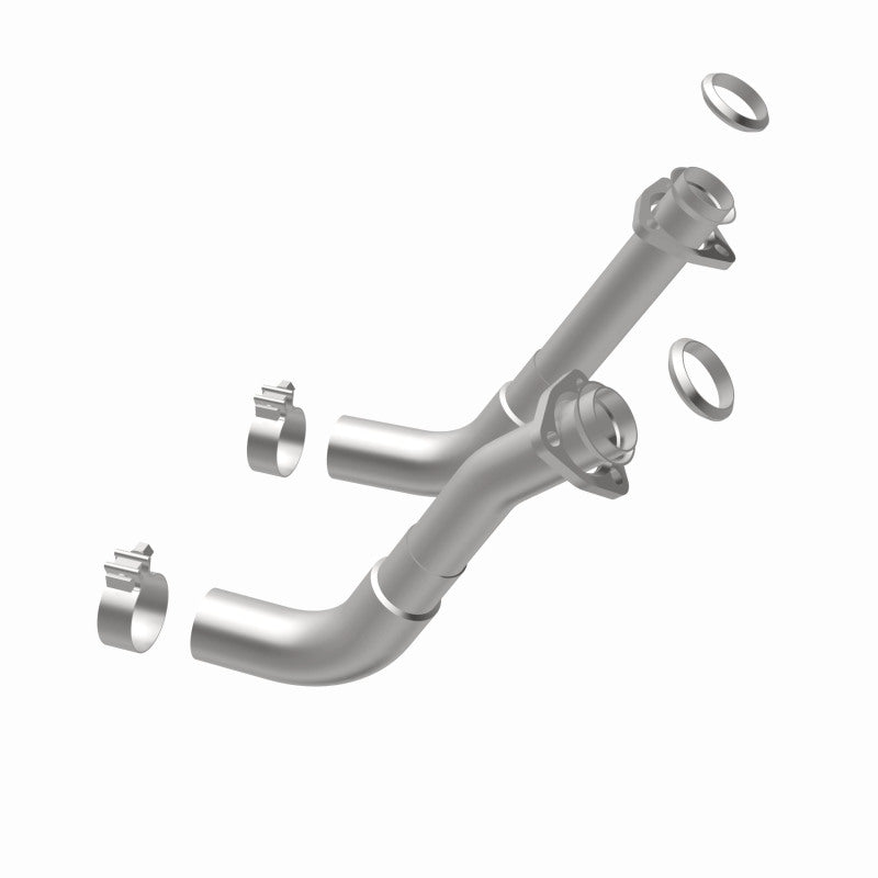 MagnaFlow 66-72 Chevy C10 Pickup V8 2-Piece Front Exhaust Pipe Kit (2in Tubing/Clamps/Inlet Flanges)