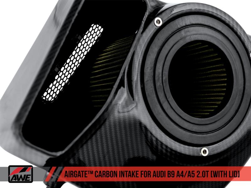 AWE Tuning Audi B9 A4/A5 2.0T Quattro Carbon Fiber AirGate Intake w/ Lid