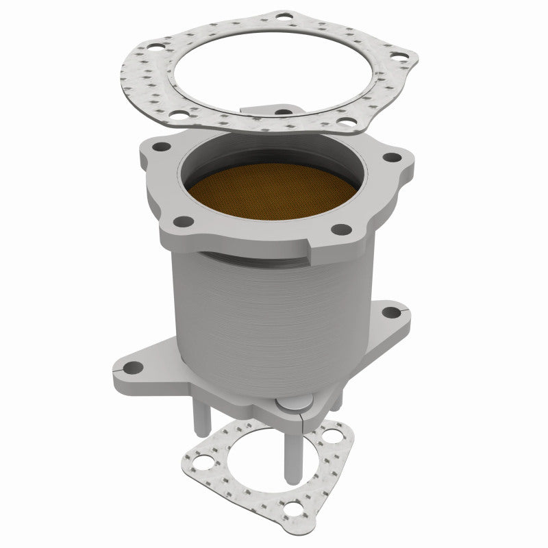 MagnaFlow Direct Fit Catalytic Converter 98 Mazda Protege Front