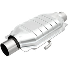 Load image into Gallery viewer, MagnaFlow Universal Catalytic Converter 2.25in Inlet 2.25in Outlet 16in Length 6.375in Width