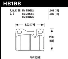 Load image into Gallery viewer, Hawk 77-88 Porsche 924 / 78-85 &amp; 92-95 928 / 83-91 944 DTC-60 Rear Race Brake Pads