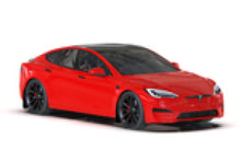 Load image into Gallery viewer, Rally Armor 21-26 Tesla Model S / S Plaid Black UR Mud Flap w/White Logo