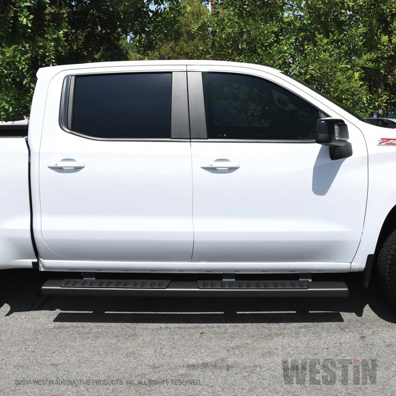 Westin 2019-2026 Chevrolet Silverado/Sierra 1500 Crew Cab R7 Nerf Step Bars - Black