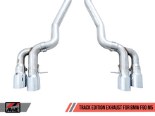 Load image into Gallery viewer, AWE Tuning 18-19 BMW M5 (F90) 4.4T AWD Axle-Back Exhaust - Track Edition (Chrome Silver Tips)