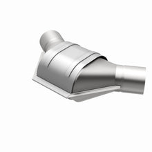 Load image into Gallery viewer, MagnaFlow Universal Catalytic Converter 2.25inch Angled Inlet/Outlet