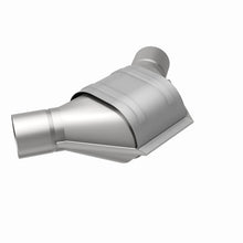 Load image into Gallery viewer, MagnaFlow Universal Catalytic Converter 2.25inch Angled Inlet/Outlet