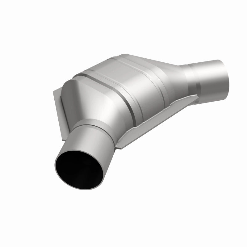 MagnaFlow Universal Catalytic Converter 2.00in Angled In/Out Frnt CA