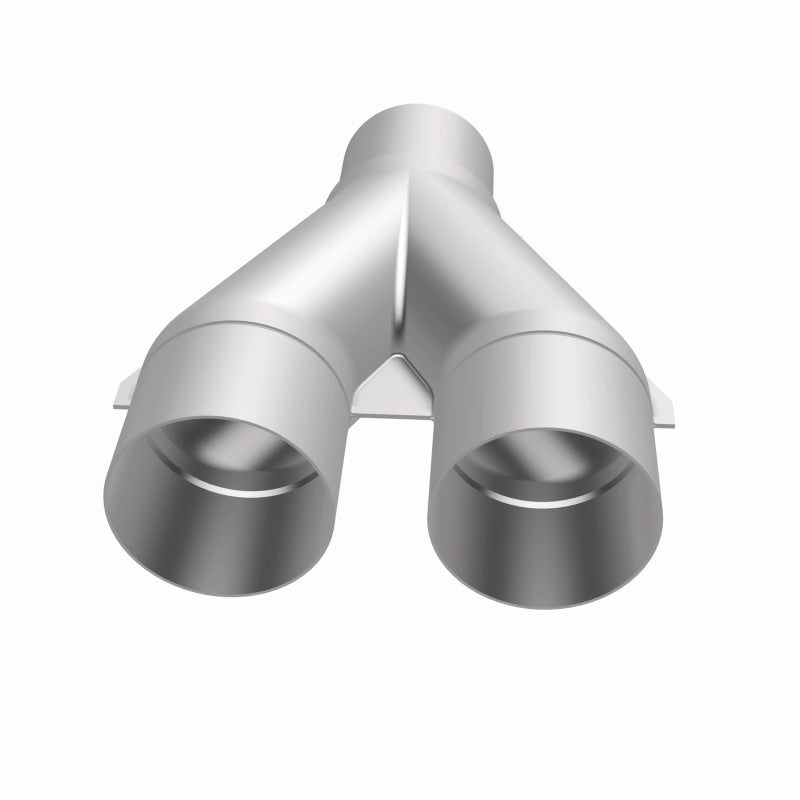 MagnaFlow Universal Trans Y-Pipe All SS 4inch (Dual) 3.5inch (Single) x 13inch (Overall)
