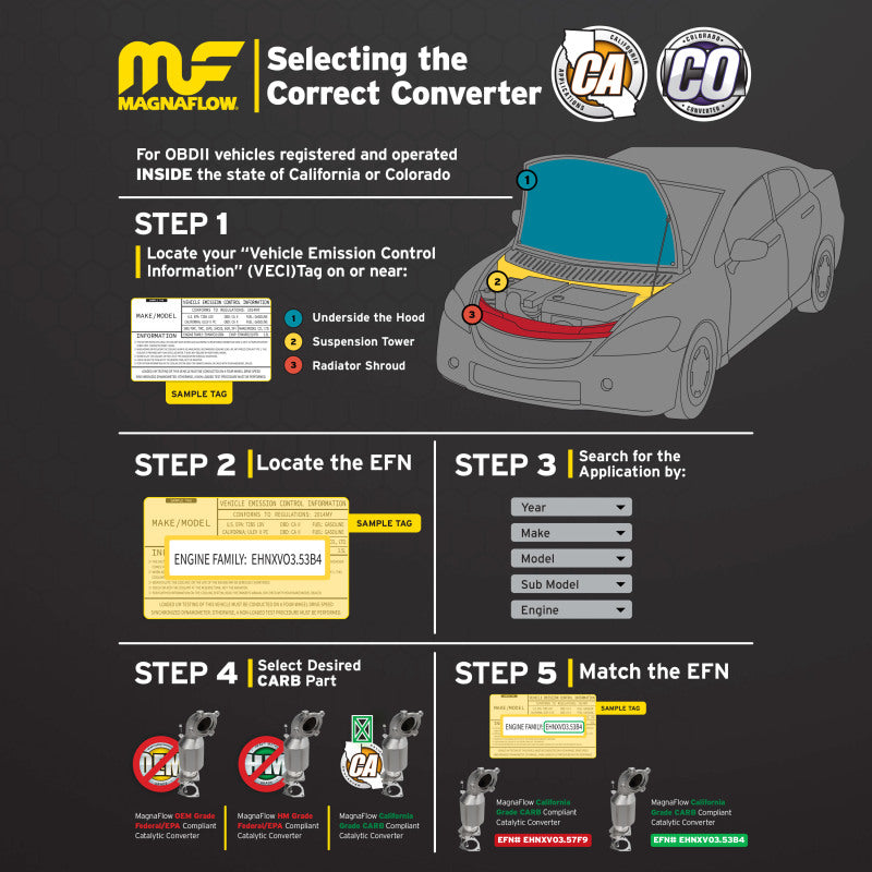 MagnaFlow California Direct Fit Converter 08-10 Mercedes-Benz C300 3.0L