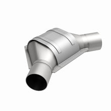 Load image into Gallery viewer, MagnaFlow Universal Catalytic Converter 2.25inch Angled Inlet/Outlet