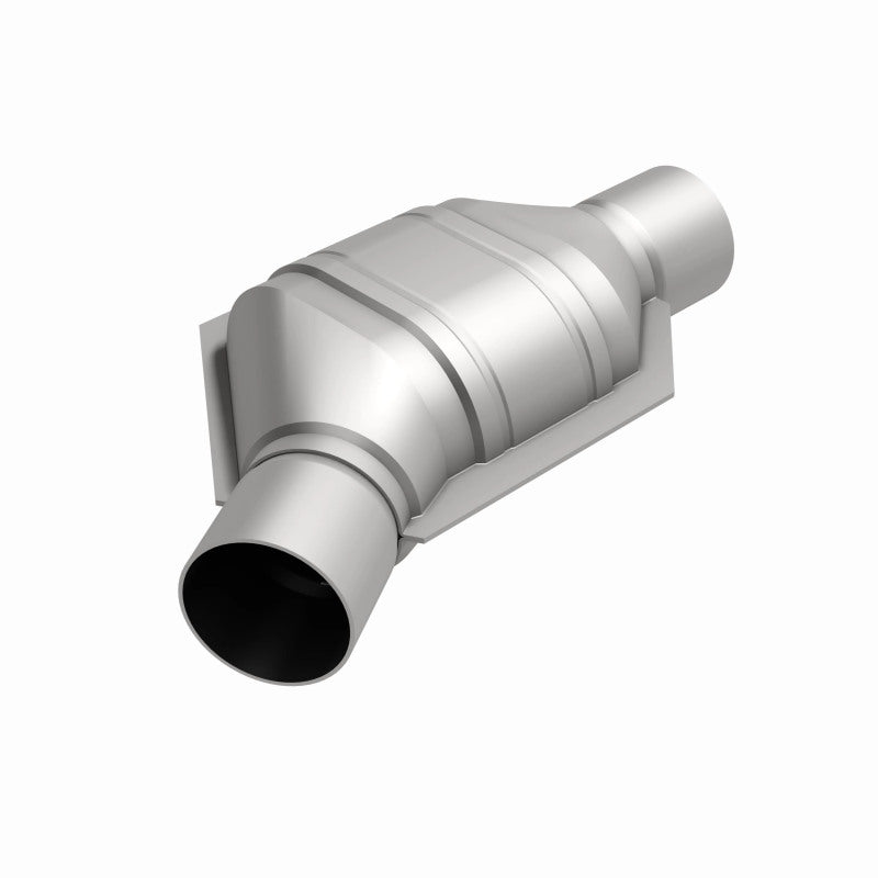 MagnaFlow Universal Catalytic Converter 2.25in Angled Inlet Front CA