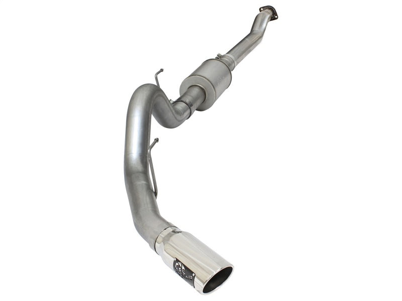 aFe Atlas Exhausts 4in Cat-Back Aluminized Steel Exhaust 2015 Ford F-150 V6 3.5L (tt) Polished Tip