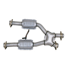 Load image into Gallery viewer, BBK 79-93 Mustang 5.0 Short Mid X Pipe With Catalytic Converters 2-1/2 For BBK Long Tube Headers