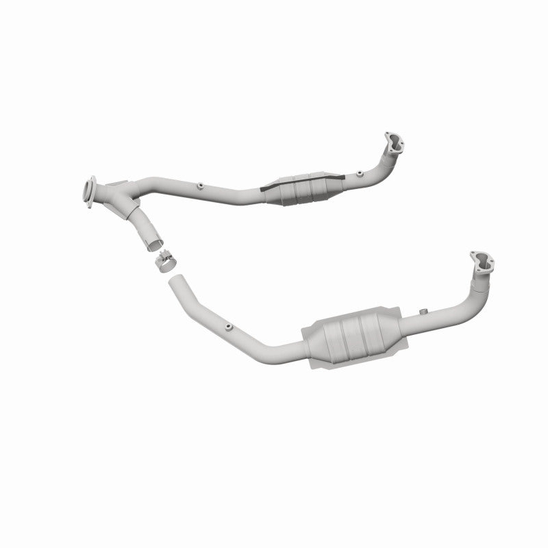 MagnaFlow DF Cat. Conv 97 Land Rover Defender 90 4.0L Y-Pipe Assy / 96-99 Discovery 4.0L Y-Pipe Assy