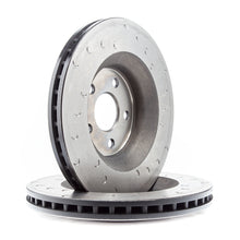 Load image into Gallery viewer, Alcon 2007+ Jeep JK 350x32mm Rotors 4-Piston Red Calipers Front Brake Upgrade Kit