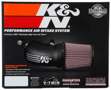 Load image into Gallery viewer, K&amp;N 08-17 Harley-Davidson Touring Models Performance Air Intake System Silver